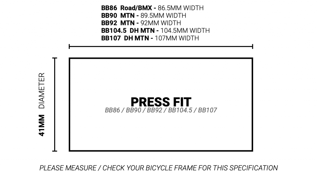 Praxis - M30 BB86/BB90/BB92/DH 104.5/DH 107 Bottom Bracket for Praxis Cranks