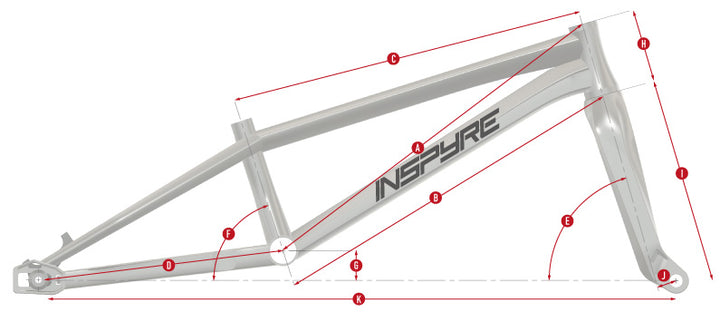Inspyre Concorde v3 Frame - Orange / Gun Metal