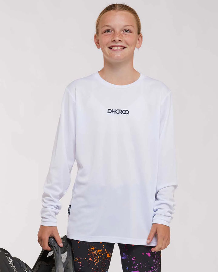 DHaRCO   YOUTH GRAVITY JERSEY  WHITE OUT