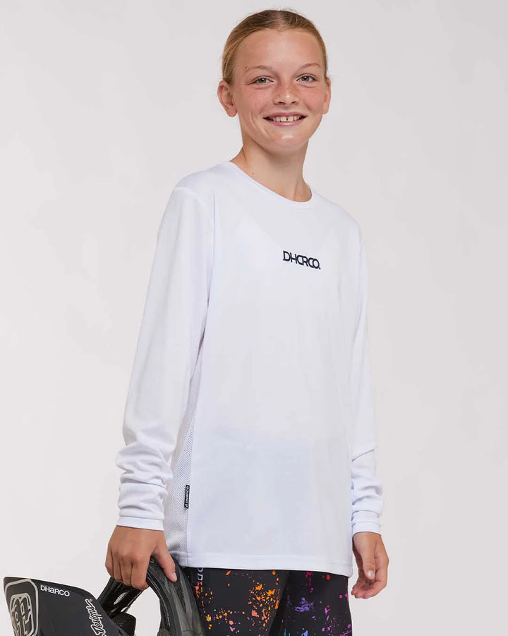 DHaRCO   YOUTH GRAVITY JERSEY  WHITE OUT