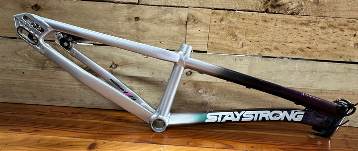 *USED* STAYSTRONG FOR LIFE 2024 V5 RACE FRAME - GREY/CHAMELEON - CRUISER