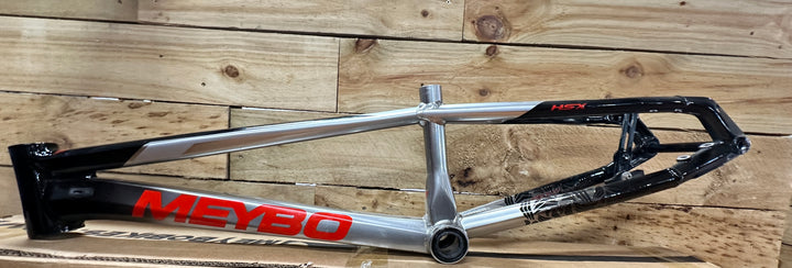 *USED* MEYBO 2025 HSX ALLOY BMX RACE FRAME - BLACK/RED/GREY - PRO 22