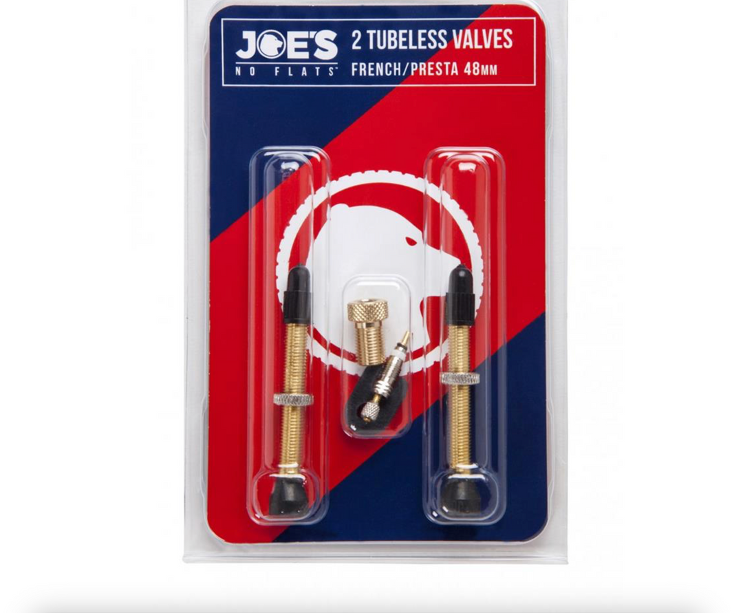 Tubeless Valves - French/Presta 48mm - 2 pack