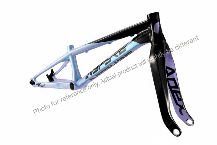 Pride Racing Matrix Tapered Fork - 24" - Black/Galactic Irridium