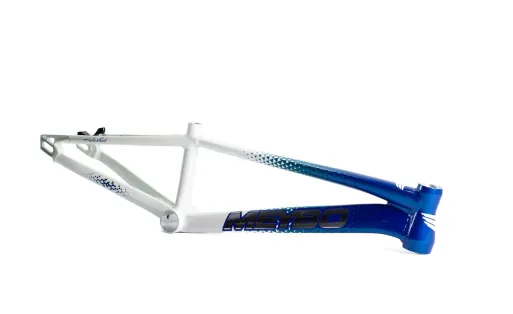 Meybo Holeshot 2026 Bmx Race Frame White/Navy - Junior