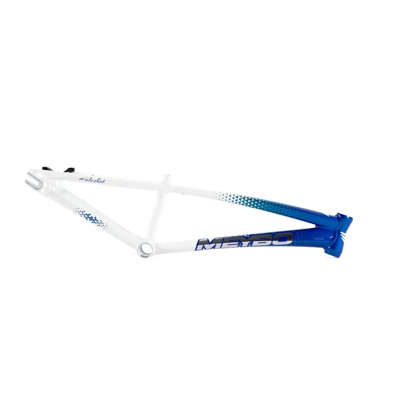 Meybo Holeshot 2026 Bmx Race Frame White/Navy - Junior