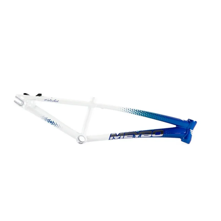Meybo Holeshot 2026 Bmx Race Frame White/Navy - Junior