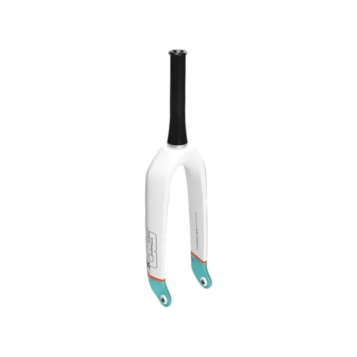 SD COMPONENTS CARBON V2 24" TAPERED 20MM Matte White/Orange/Teal
