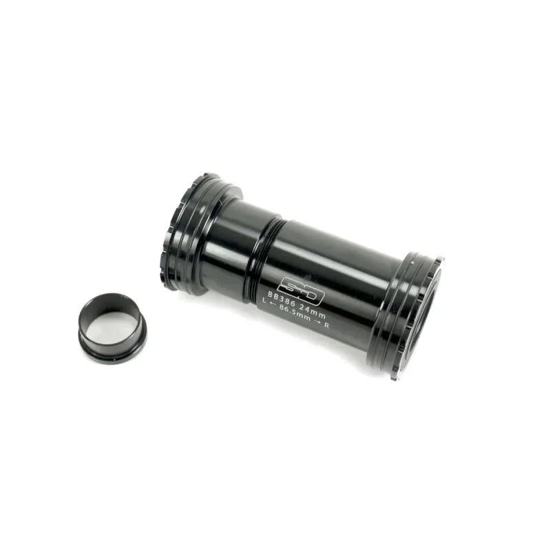 SD Ceramic Bottom Bracket Threaded Lock BB386 conversion to  24 Mm Spindle Black