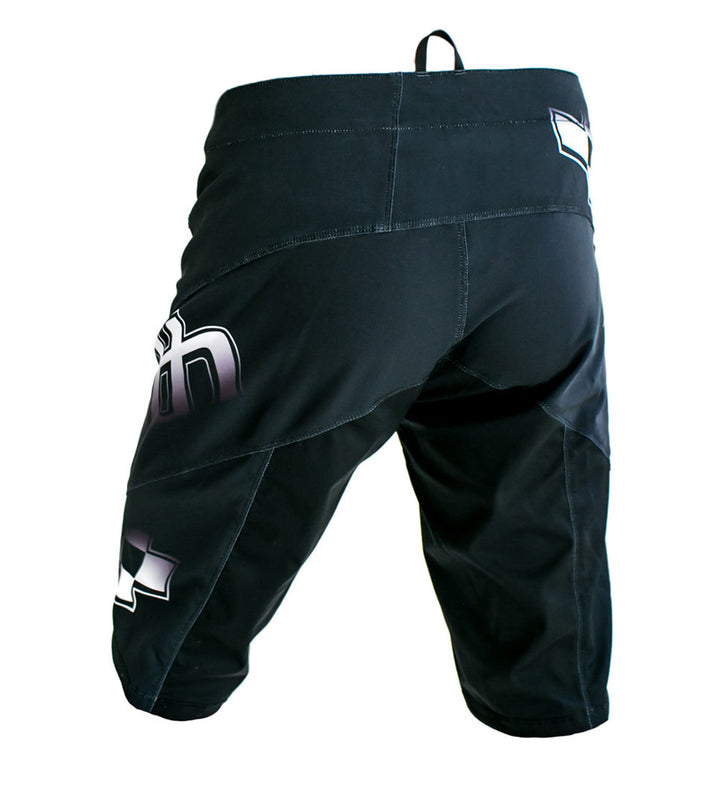 Faith Race Short 101 Black/White Fade with key pocket