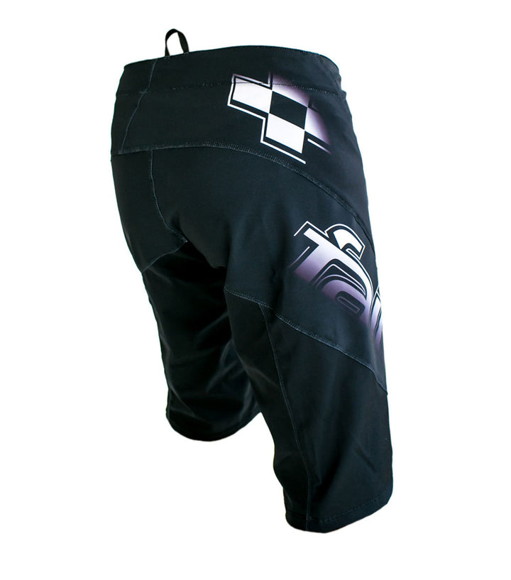 Faith Race Short 101 Black/White Fade with key pocket